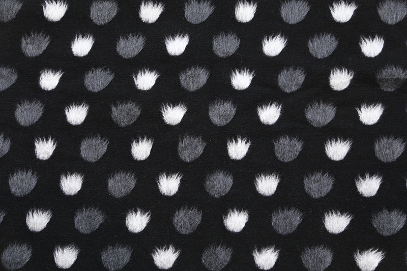 眼睫毛大提花毛呢